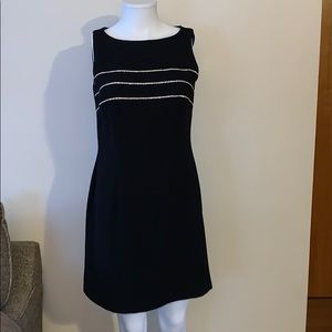 CDC Petites black rhinestone dress SZ.8